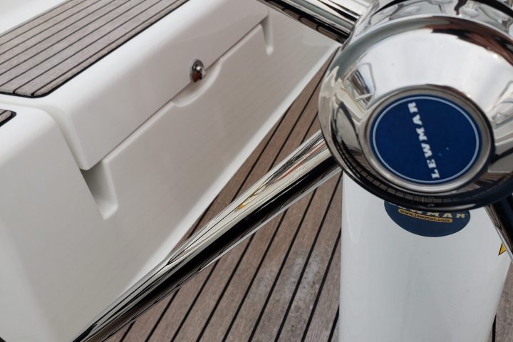 a close up of a motorcycle mirror