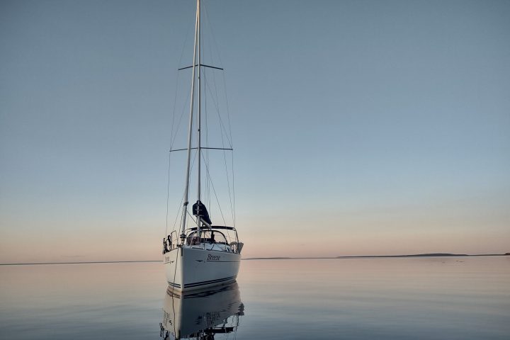 a large ship in a body of water