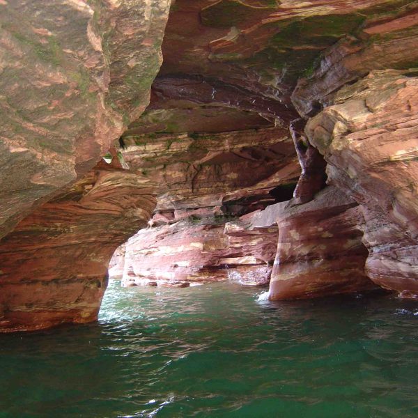 Island caves near the Apostle Islands