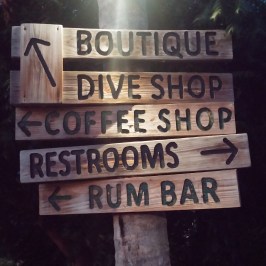 a sign on the side of a building