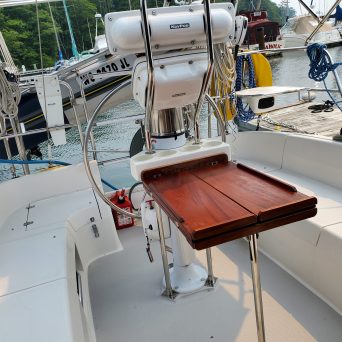 a large jetliner sitting on top of a table